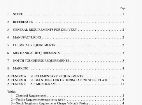 API SPEC 2H:2007 pdf download